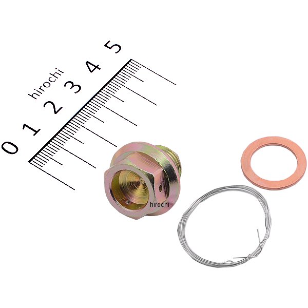 105-1206 キジマ ワイヤーロックドレンボルト M14mm P1.25mm L11mm