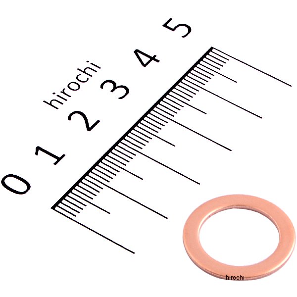 105-1433 キジマ 銅ワッシャー 14.2×20mm×1.0t 1個