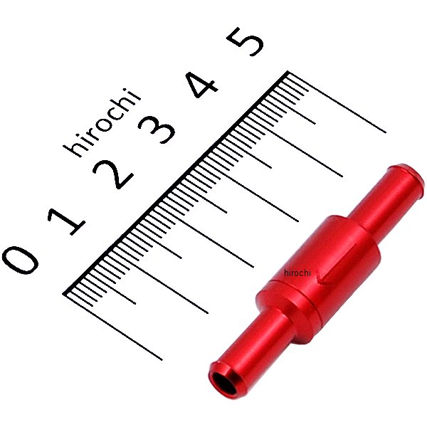 105-151 キジマ ワンウェイバルブ ボールタイプ 6mm レッド