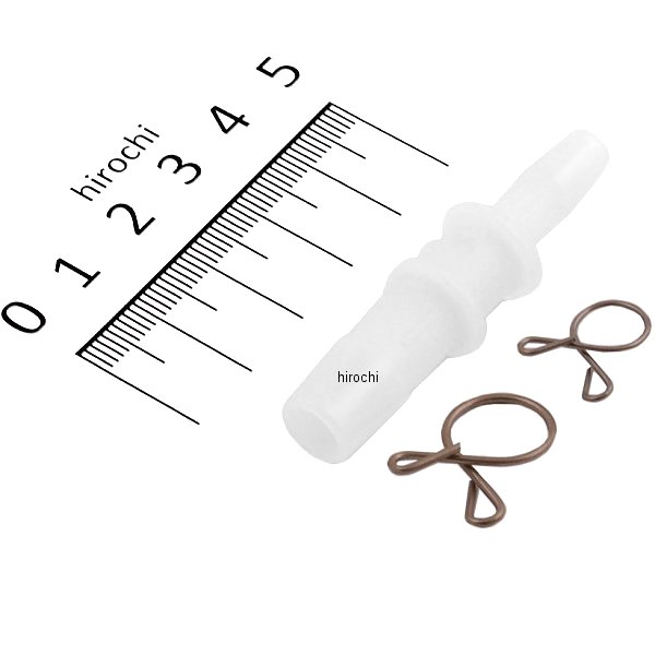 105-16103 キジマ ホース変換ジョイント 6-7→9-10mm ナイロン製 クリップ付