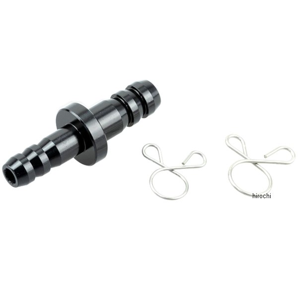 105-16300 キジマ ホース変換ジョイント 5mm-6mm 黒