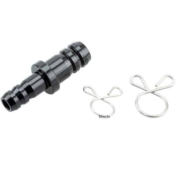 105-16500 キジマ ホース変換ジョイント 6mm-8mm 黒