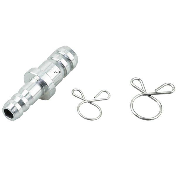 105-16514 キジマ ホース変換ジョイント 6mm-8mm シルバー