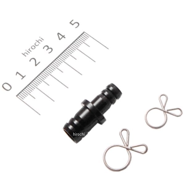 105-16600 キジマ ホース変換ジョイント 8mm-10mm 黒