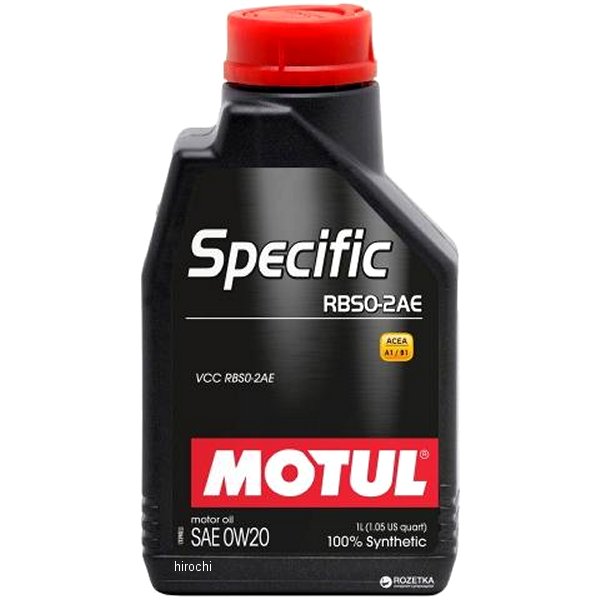 106044 モチュール MOTUL SPECIFIC RBS0-2AE 100%合成繊維 4スト 4輪用エンジンオイル 0W-20 1リットル