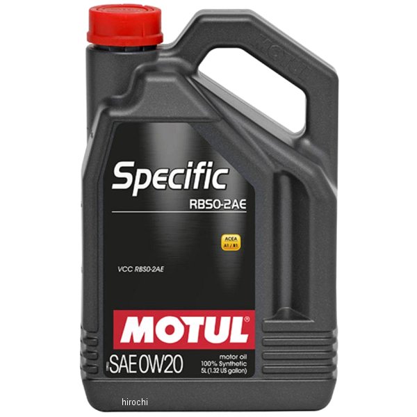 106045 モチュール MOTUL SPECIFIC RBS0-2AE 100%合成繊維 4スト 4輪用エンジンオイル 0W-20 5リットル