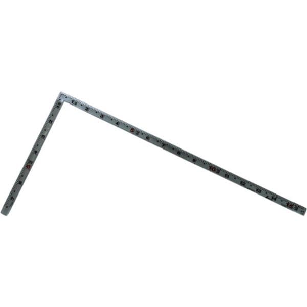 10650 816-3828 シンワ測定(株) シンワ 曲尺 シルバー1尺5寸鶴亀左きき用大工用裏面角目盛赤数字