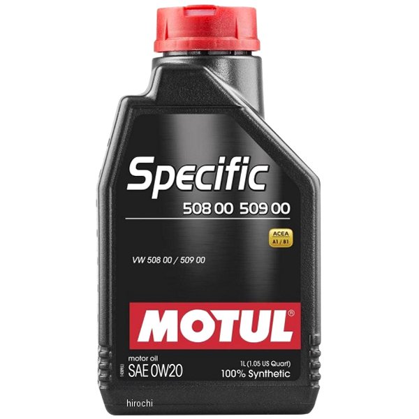 107385 モチュール MOTUL SPECIFIC 508 00-509 00 100%化学合成 4スト 4輪用エンジンオイル 0W-20 1リットル