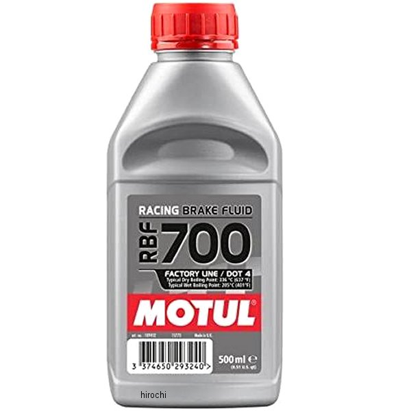 109452 モチュール MOTUL RBF700 100%化学合成 ブレーキフルード 500ml