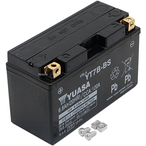 YT7B-BS 台湾ユアサバッテリー 12V FT7B-4互換
