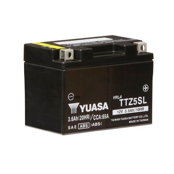 1131 NBS バイクパーツセンター 台湾YUASA ユアサ バッテリー 液入り充電済み TTZ5SL