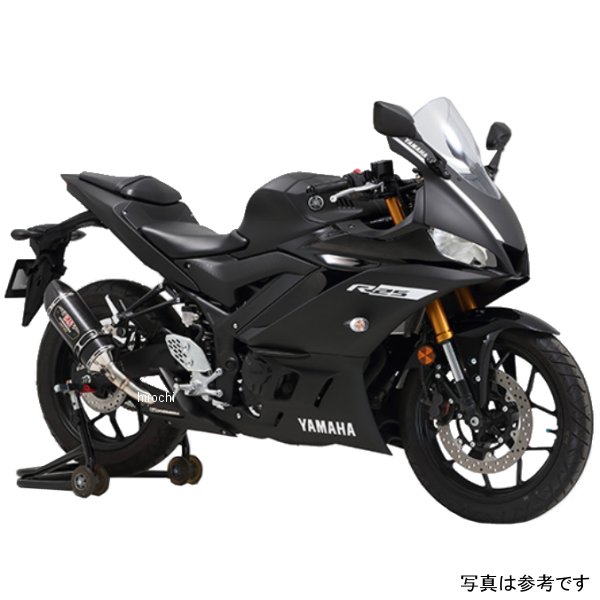 110-348-5W80B ヨシムラ スリップオンマフラー R-77S サイクロン カーボンエンド EXPORT SPEC 18年-19年 MT-03 政府認証(STBC)