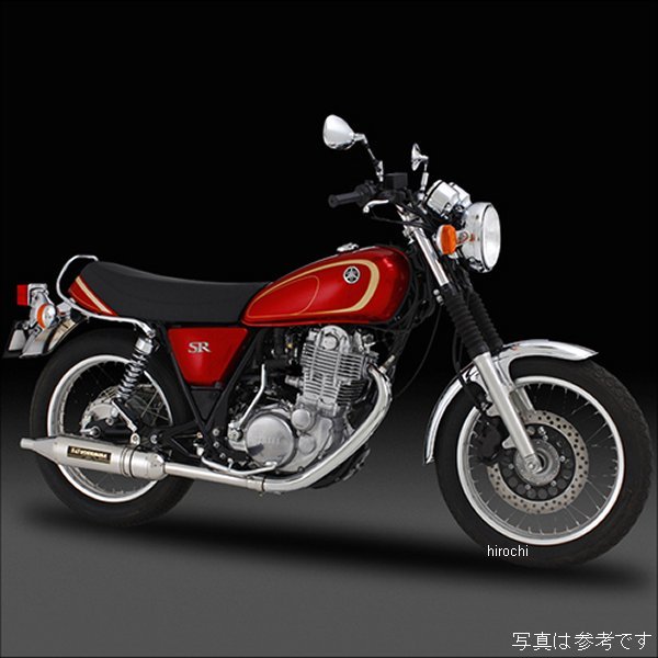 110-357-5T80 ヨシムラ パトリオット サイクロン スリップオンマフラー10年以降 SR400 FI 、03年-08年 SR400 キャブ車 (ST)