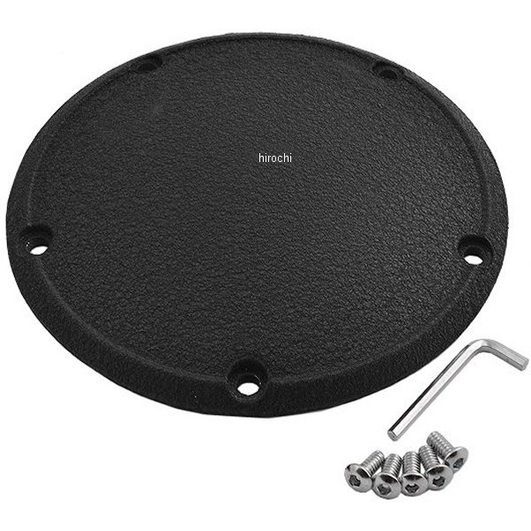 1107-0362 DRAG ダービーカバー 99年-18年 BigTwin リンクルブラック