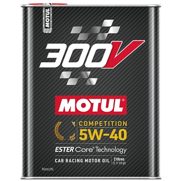 110817 モチュール MOTUL 300V コンペティション 100%化学合成 4スト 4輪用エンジンオイル 5W-40 2リットル