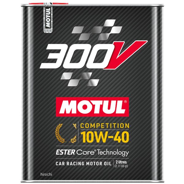 110821 モチュール MOTUL 300V コンペティション 100%化学合成 4スト 4輪用エンジンオイル 10W-40 2リットル