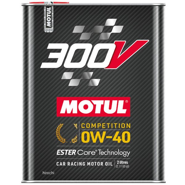 110857 モチュール MOTUL 300V コンペティション 100%化学合成 4スト 4輪用エンジンオイル 0W-40 2リットル