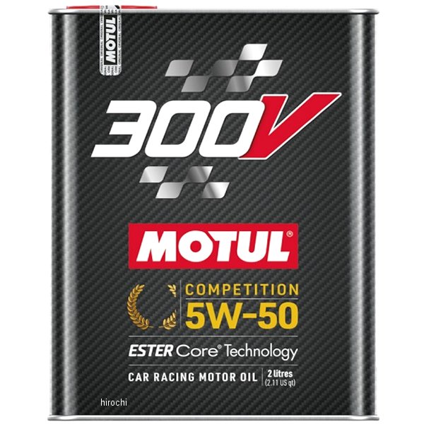 110859 モチュール MOTUL 300V コンペティション 100%化学合成 4スト 4輪用エンジンオイル 5W-50 2リットル