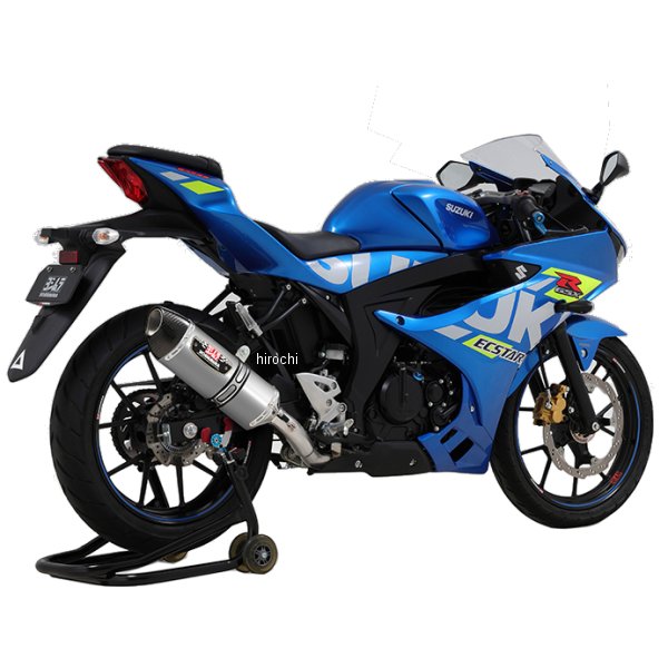 110A-525-5150 ヨシムラ フルエキゾースト 機械曲R-77S サイクロン カーボンエンド EXPORT SPEC 政府認証 18年-22年 GSX-R125 SS
