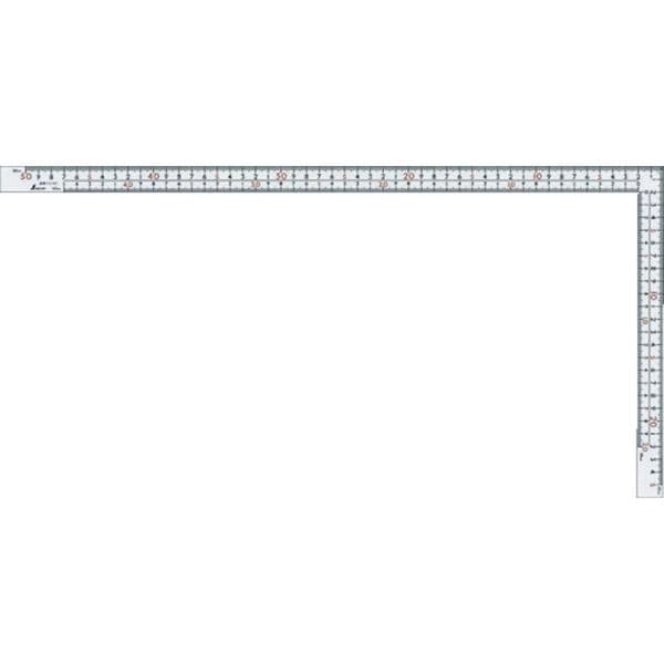 11160 818-4156 シンワ測定(株) シンワ 曲尺＿ホワイト厚手広巾30cm表裏同目8段目盛