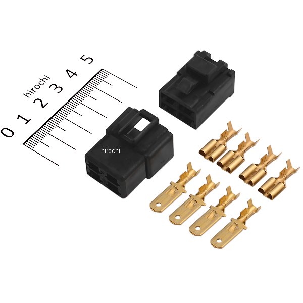 1124 エーモン 端子・分岐パーツ カプラー4極(ロック式)