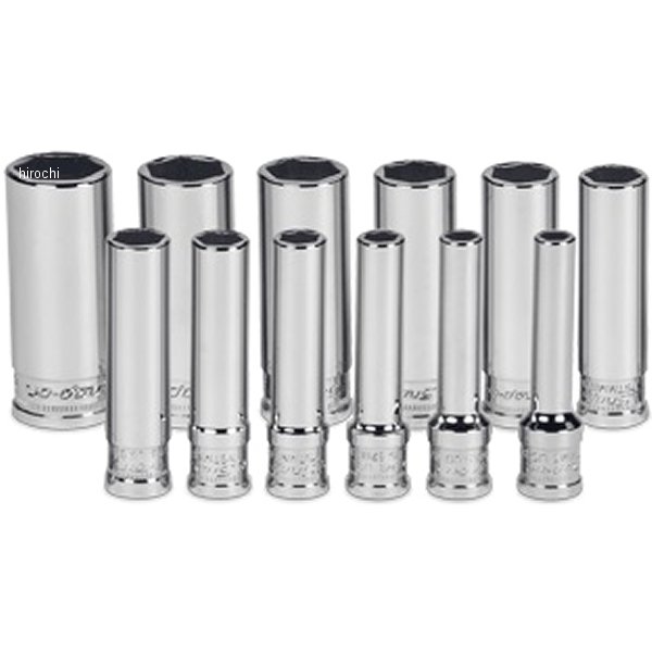 112YSTMMY スナップオン Snap-on フランクドライブエクストラ 1/4インチ ディープ ソケットセット 6角 12個セット