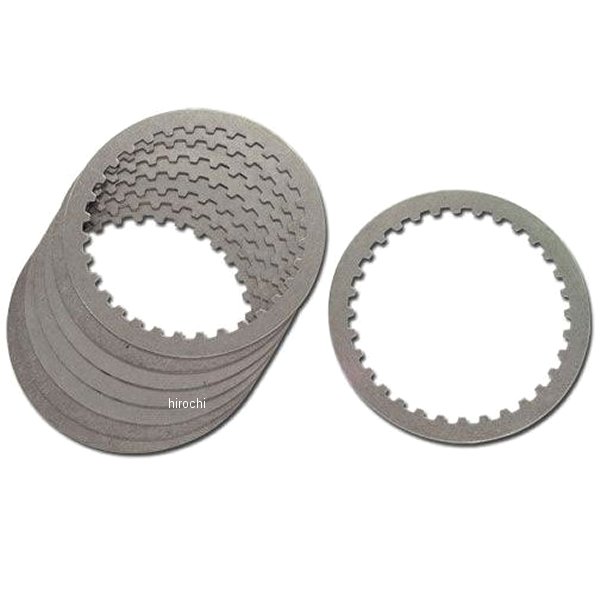 1131-0429 ガッツクローム クラッチスチールプレートセット 98年-14年 ビッグツイン 8枚入り