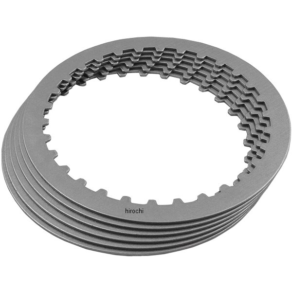 1131-0430 DRAG フリクションプレート セット スチール 90年-97年 BigTwin、91年以降 XL (6枚入り) 37913-90