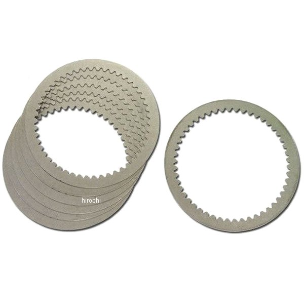 1131-0431 ガッツクローム クラッチスチールプレートセット 84年-89年 ビッグツイン 7枚入り