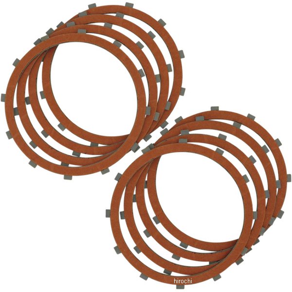 1131-0442 DRAG フリクションプレート セット オーガニック 71年-84年 XL (8個入り)