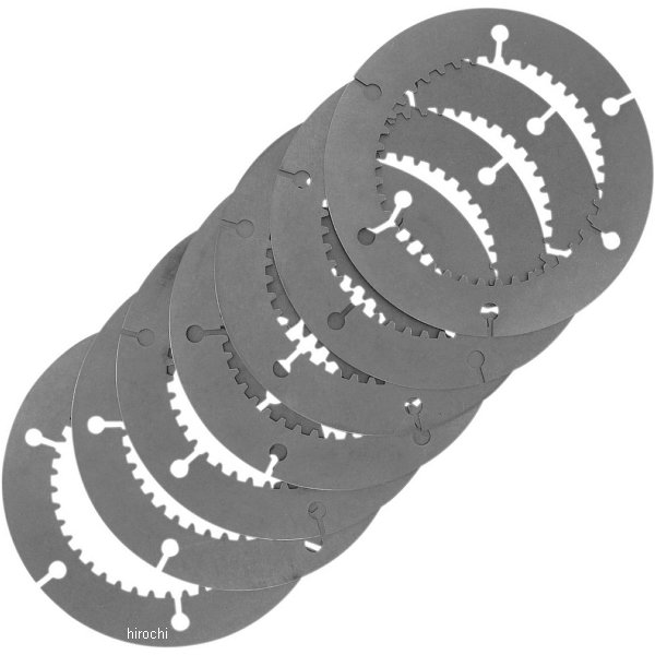 1131-0446 DRAG フリクションプレート セット スチール 57年-70年 XL、54年-56年 KH、KHK (7個入り)