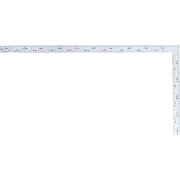 11481 332-5121 シンワ測定(株) シンワ 厚手広巾シルバー50cm8段目盛