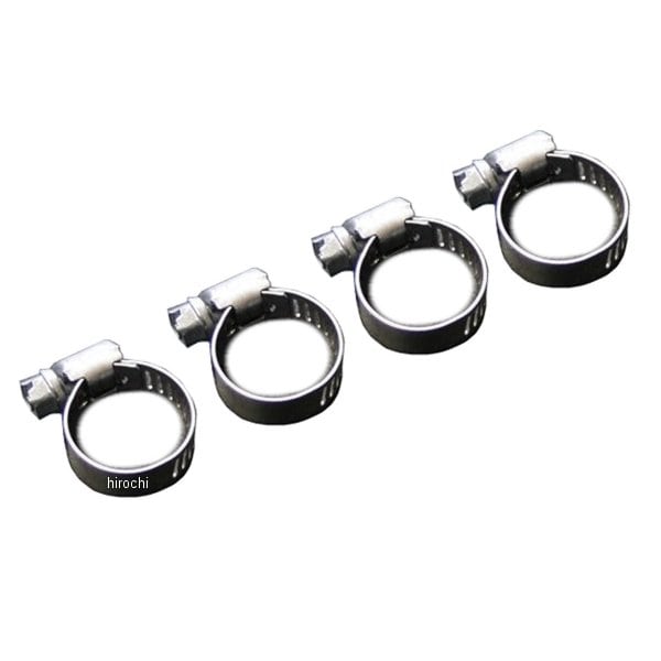 1156 ビーアールシー BRC ロックハートオイルクーラー用ホース取付純正ステンレスバンド 4個