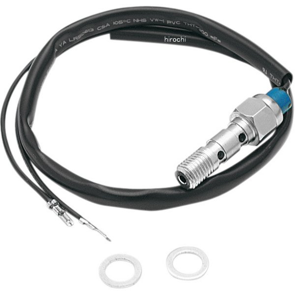 12-0013 K&S ケーアンドエス バンジョーボルト ハイドロ ブレーキライトスイッチ ダブル 10mm x 1.00