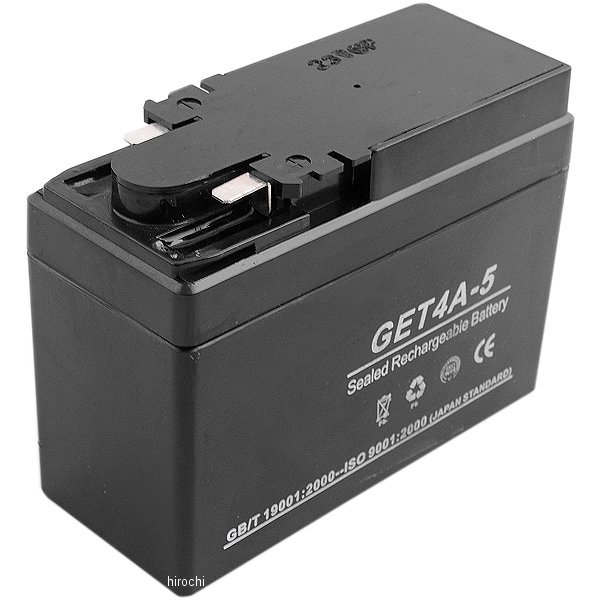 GET4A-5 NBS バイクパーツセンター MFジェルバッテリー 12V YTR4A-BS互換