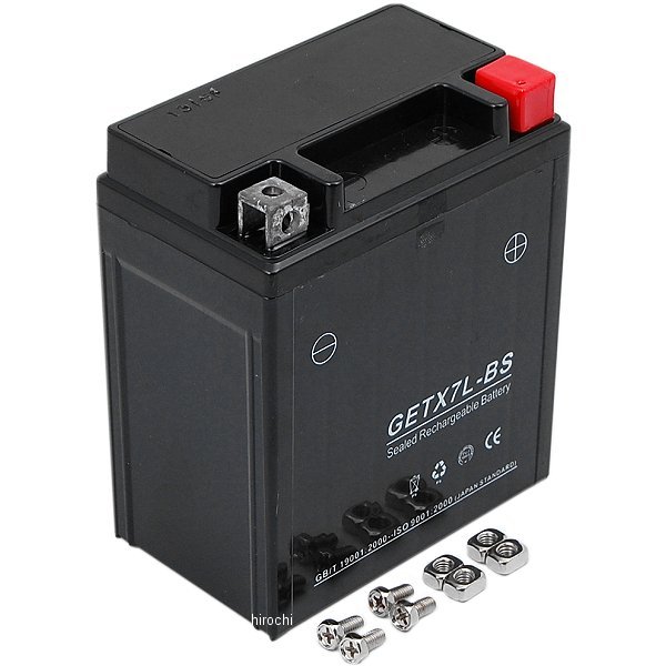 GETX7L-BS NBS バイクパーツセンター MFジェルバッテリー 12V YTX7L-BS互換