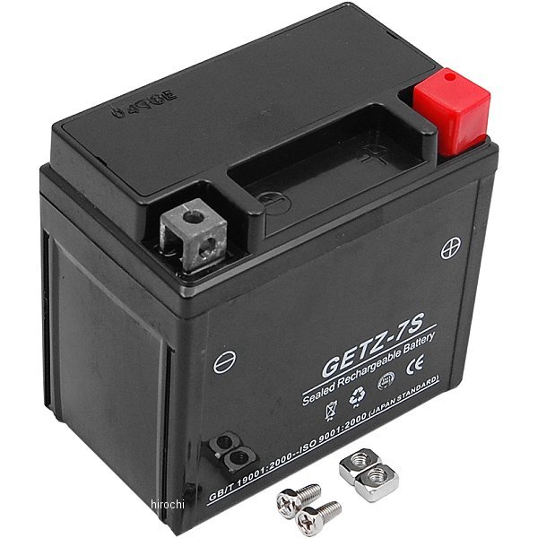GETZ-7S NBS バイクパーツセンター MFジェルバッテリー 12V GT6-3、YTZ-7S、TTZ7SL互換