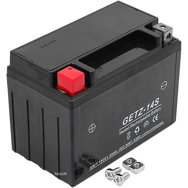 GETZ-14S NBS バイクパーツセンター MFジェルバッテリー 12V YTZ-14S互換