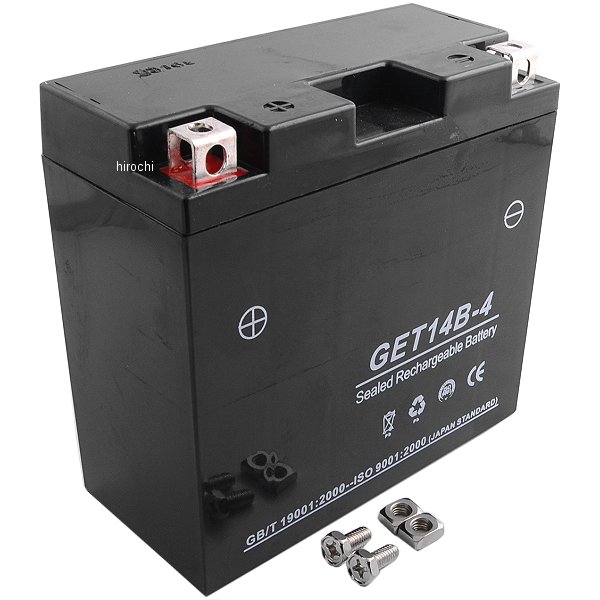 GET14B-4 NBS バイクパーツセンター MFジェルバッテリー 12V YT14B-BS互換