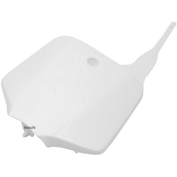 12-516-29 KA03732047 ユーフォープラスト UFO PLAST フロントナンバープレート 00年以降 DR-Z110、KLX110R、KX65 白