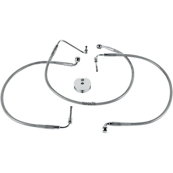 1204-2742 DRAG フロント ブレーキライン ステンレス 標準長 99年-05年 FXDX 45287-99C