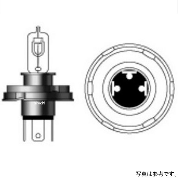 121 M&H マツシマ H4-EU 12V60/55W(クリアー) 121