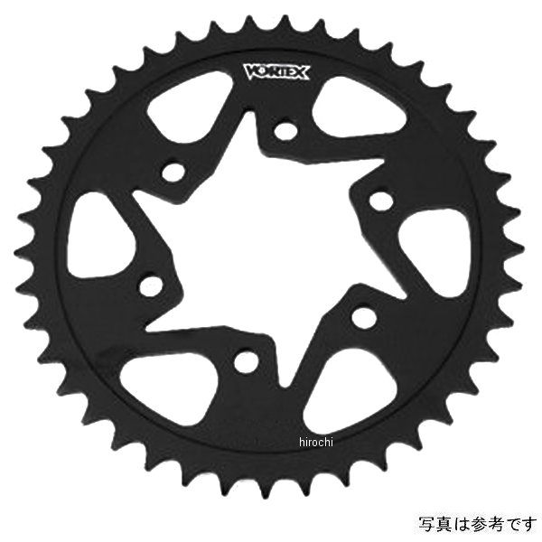 1210-0531 252S-42 ボルテックス Vortex リア スプロケット 42T/525 01年-14年 CBR600F4i、CBR600RR スチール 黒