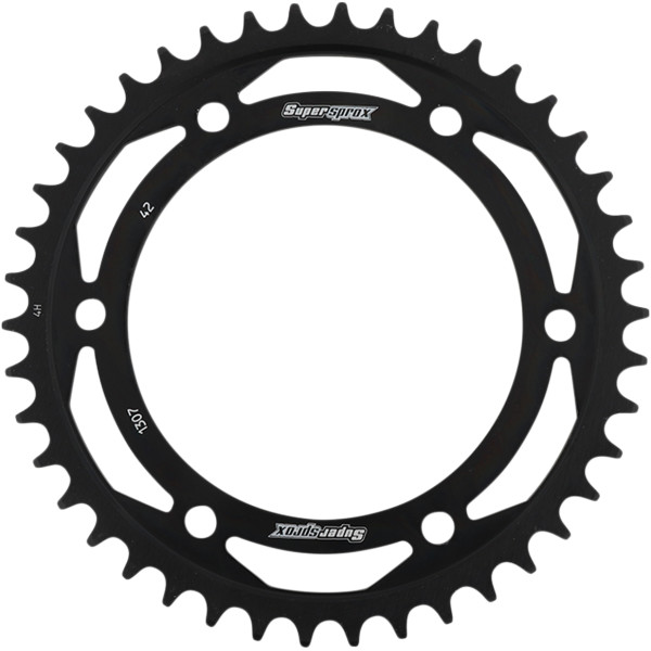 1210-2154 SUPERSPROX レーシング スチール リア スプロケット 525/42T 18年 CBR600RR 黒