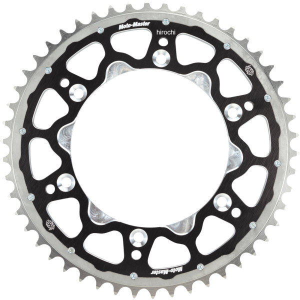 620053249 モトマスター Moto-Master FUSION SERIES DUAL RING SPROCKET (BLACK、 520-49T) KAW、SUZ