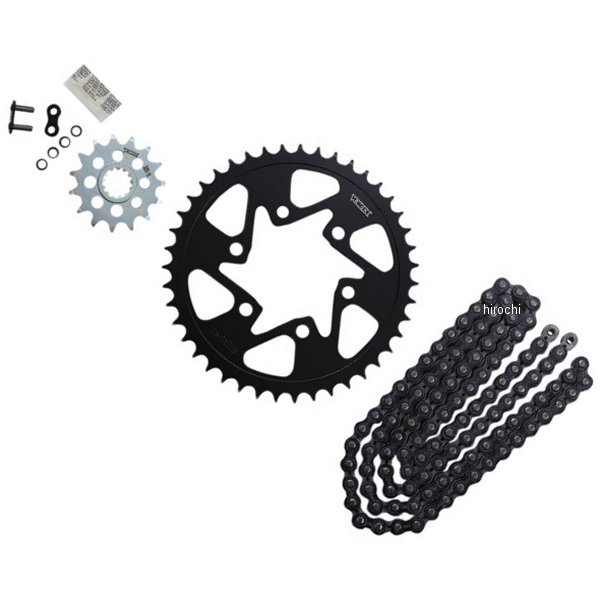 1230-1526 CK4103 ボルテックス Vortex チェーン、スプロケット キット 520SX3 15T/43T 07年-21年 ZX-6R