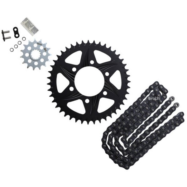 1230-1527 CK6346 ボルテックス Vortex チェーン、スプロケット キット 520RX3 15T/43T 07年-21年 ZX-6R