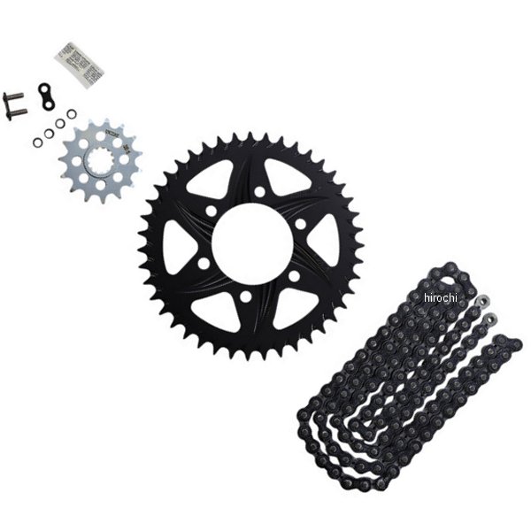 1230-1528 CK4212 ボルテックス Vortex チェーン、スプロケット キット 520SX3 15T/43T 07年-21年 ZX-6R