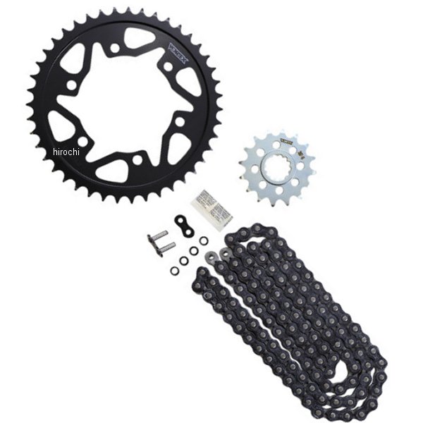 1230-1545 CK6470 ボルテックス Vortex チェーン、スプロケット キット 525SX3 16T/43T 18年-21年 MT-10