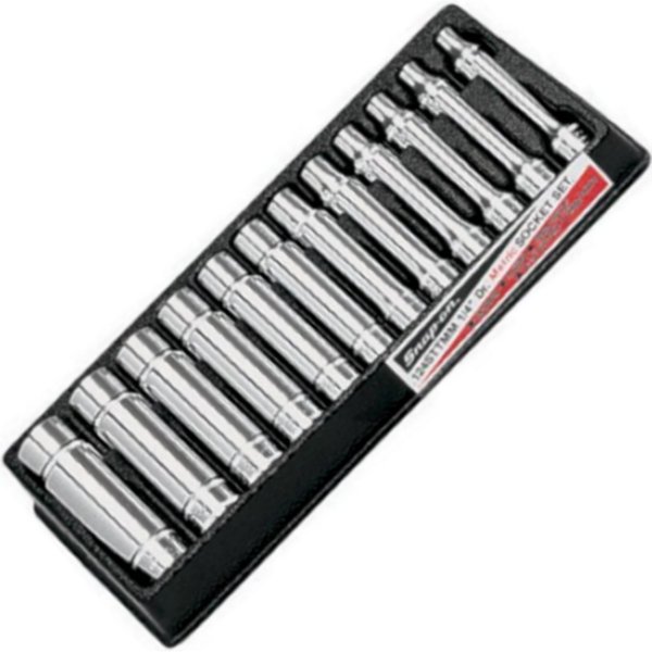 124STTMM スナップオン Snap-on ソケット シャローとディープ 6角 ミリサイズ 24点セット